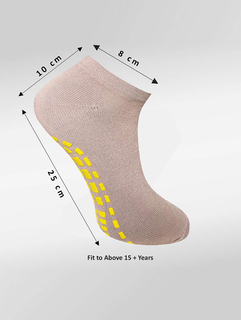 pack of 3 solid ankle length socks - 22019859 -  Standard Image - 2