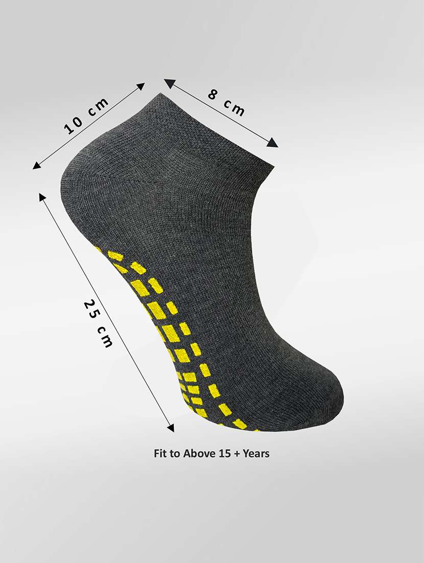 pack of 3 solid ankle length socks - 22019890 -  Standard Image - 2