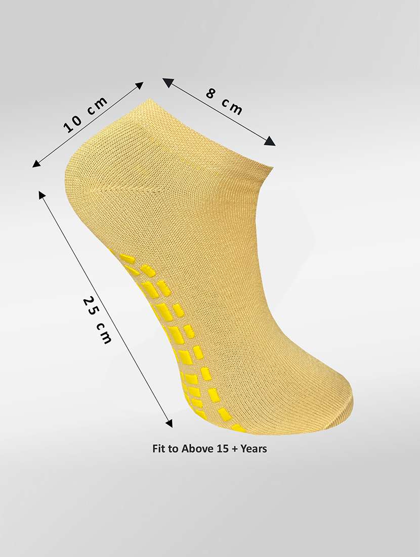 pack of 3 solid ankle length socks - 22019897 -  Standard Image - 2
