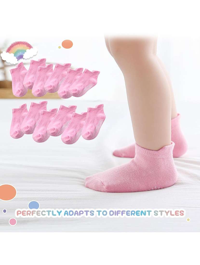 boys pack of 2 solid ankle length socks - 22019925 - Standard Image - 2