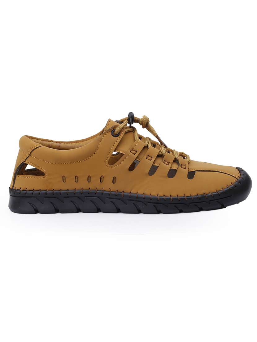 men tan lace up shoe - 22020277 - Standard Image - 2