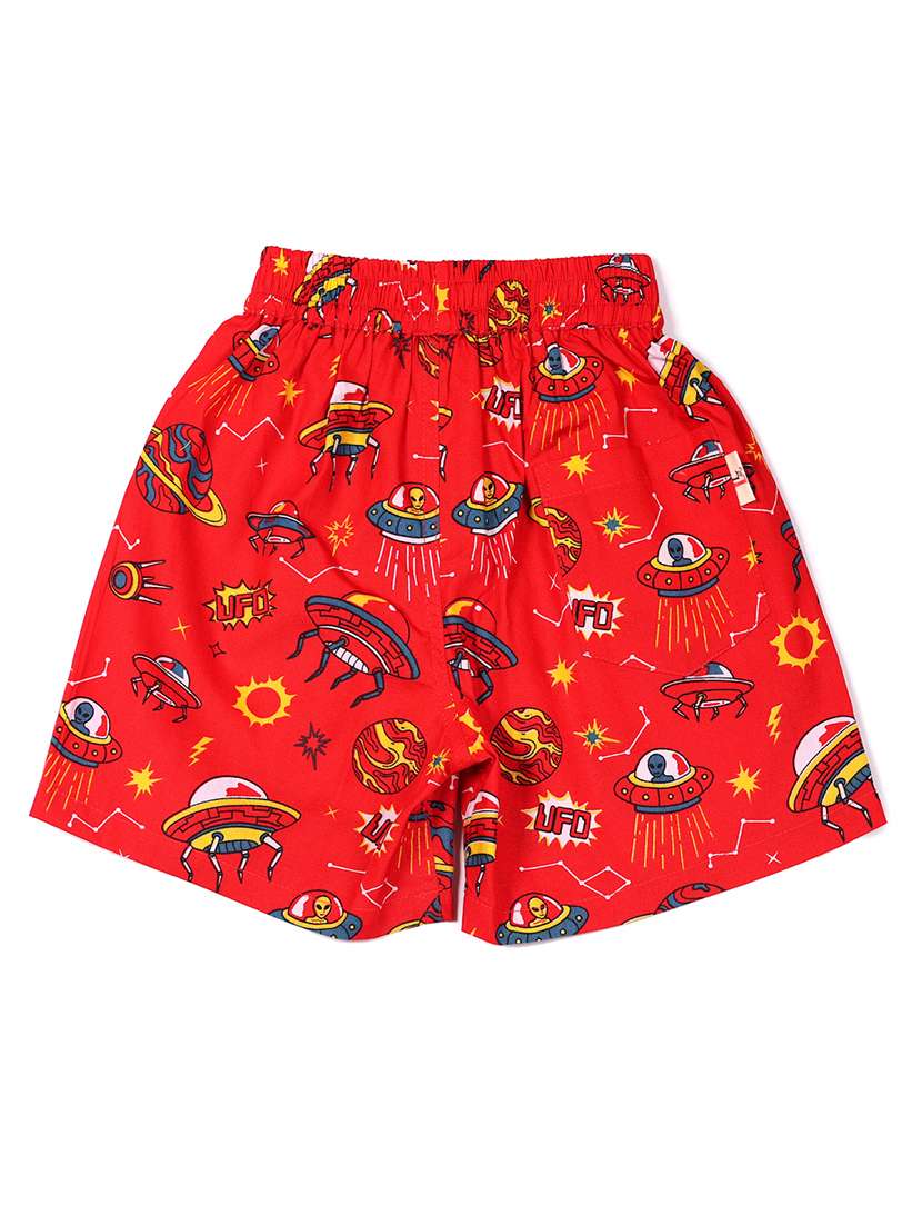 boys printed mid rise boxer - 22020307 -  Standard Image - 2