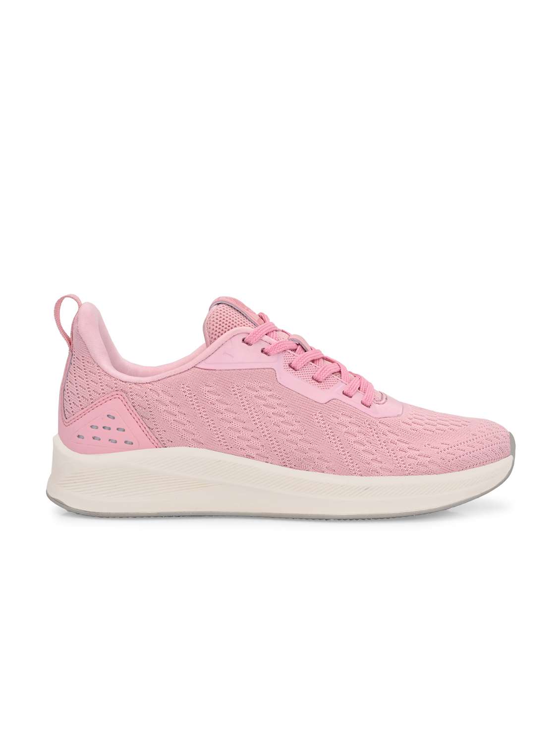 pink flyknit laceup sports shoes - 22020322 - Standard Image - 2