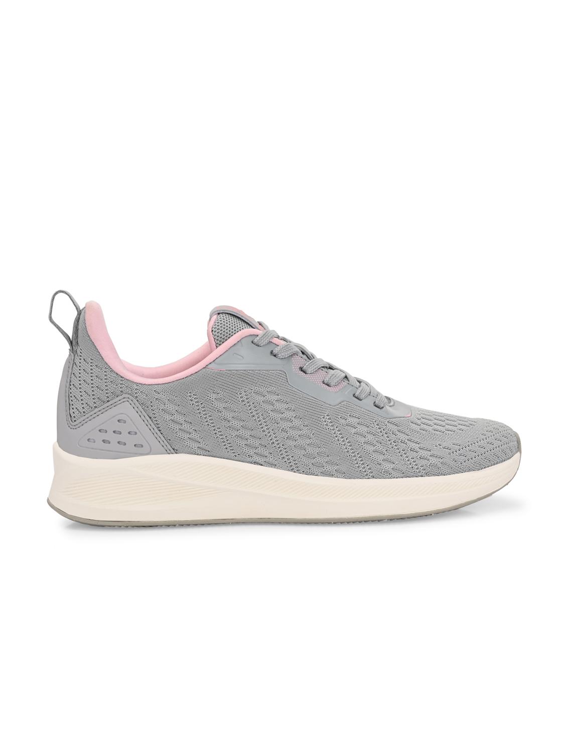 grey flyknit laceup sports shoes - 22020323 - Standard Image - 2