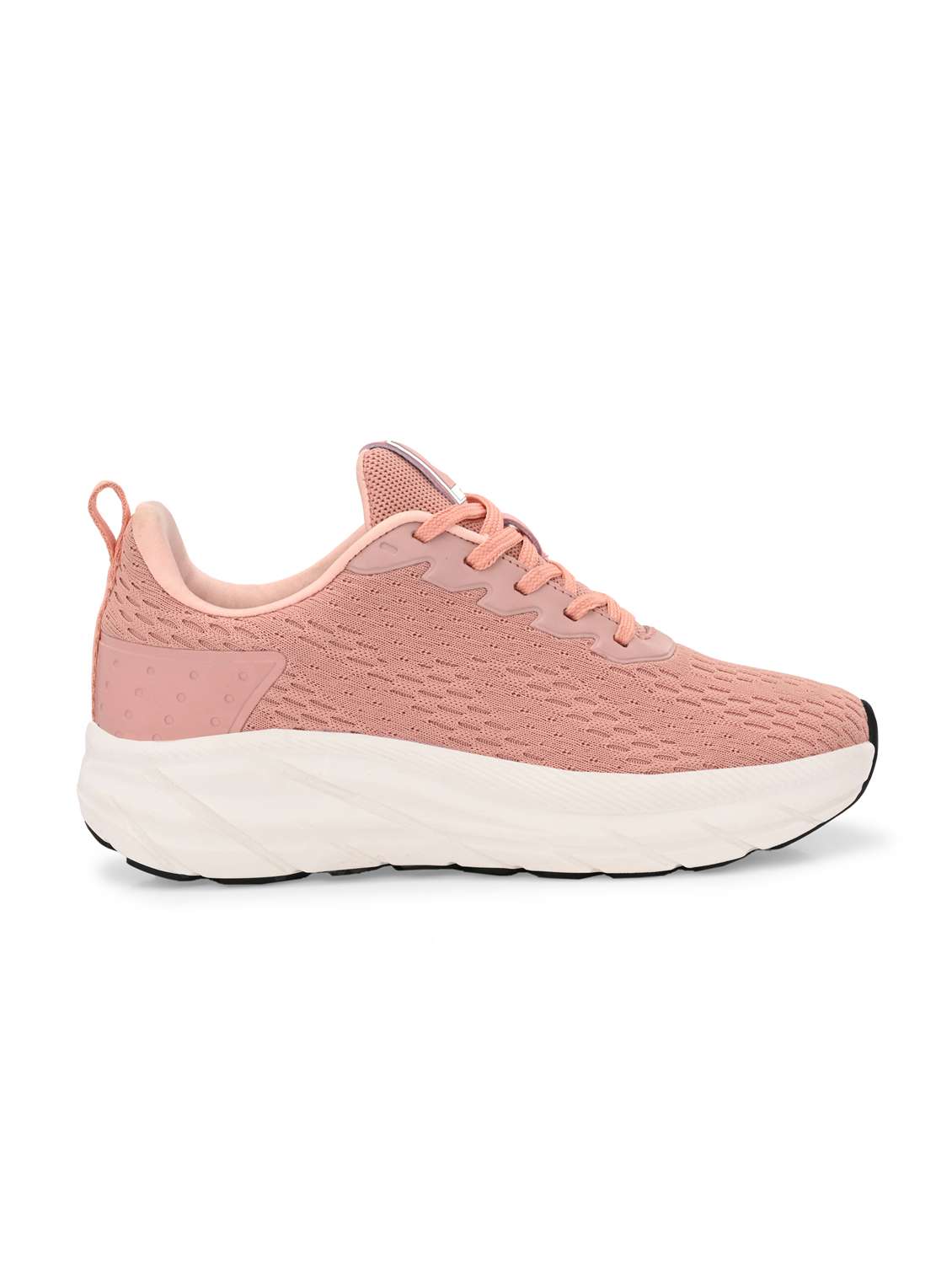 peach flyknit laceup sports shoes - 22020329 - Standard Image - 2