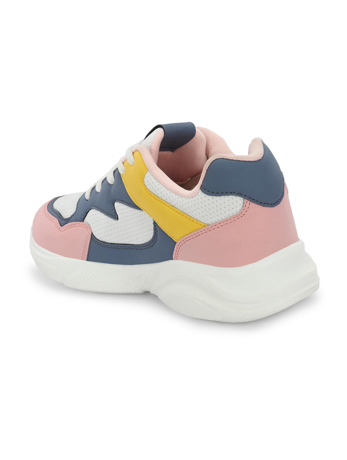 women pink lace-up sports shoe - 22020335 - Standard Image - 2