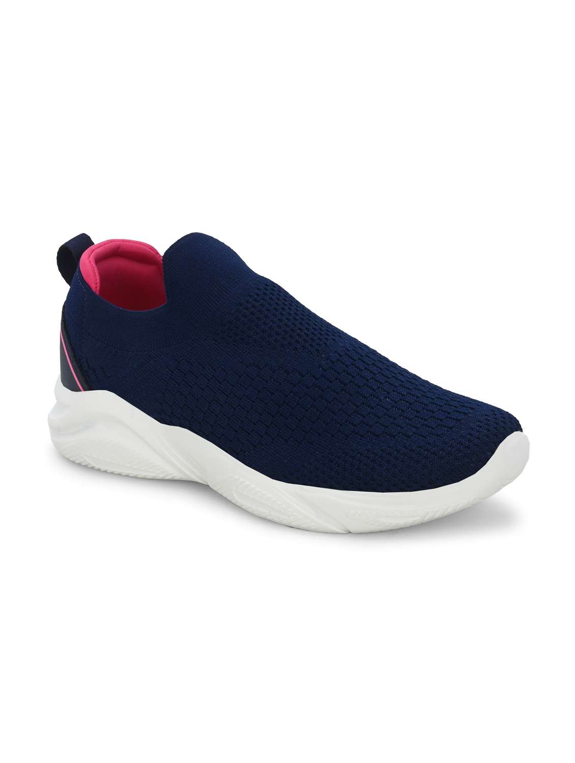 women navy blue slip on sports shoe - 22020341 - Standard Image - 2