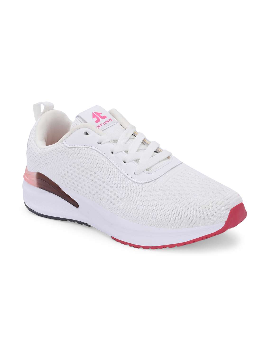 women white lace-up sports shoe - 22020345 -  Standard Image - 2