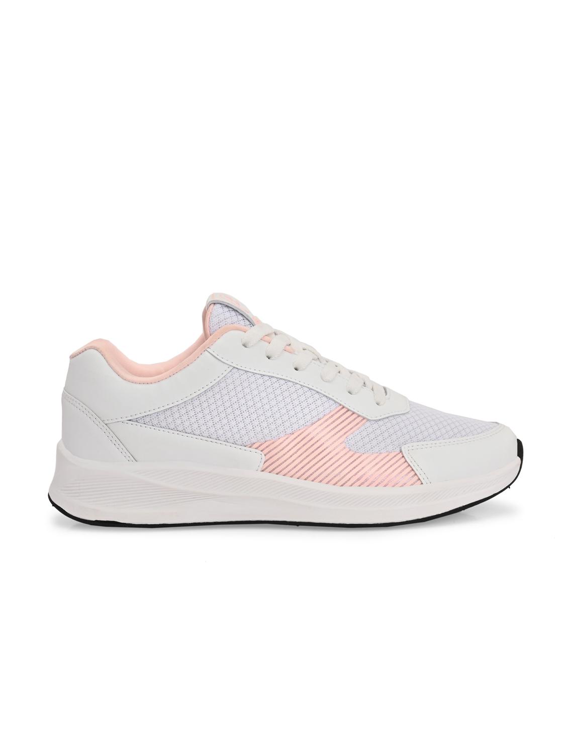 women off white lace-up sports shoe - 22020372 - Standard Image - 2