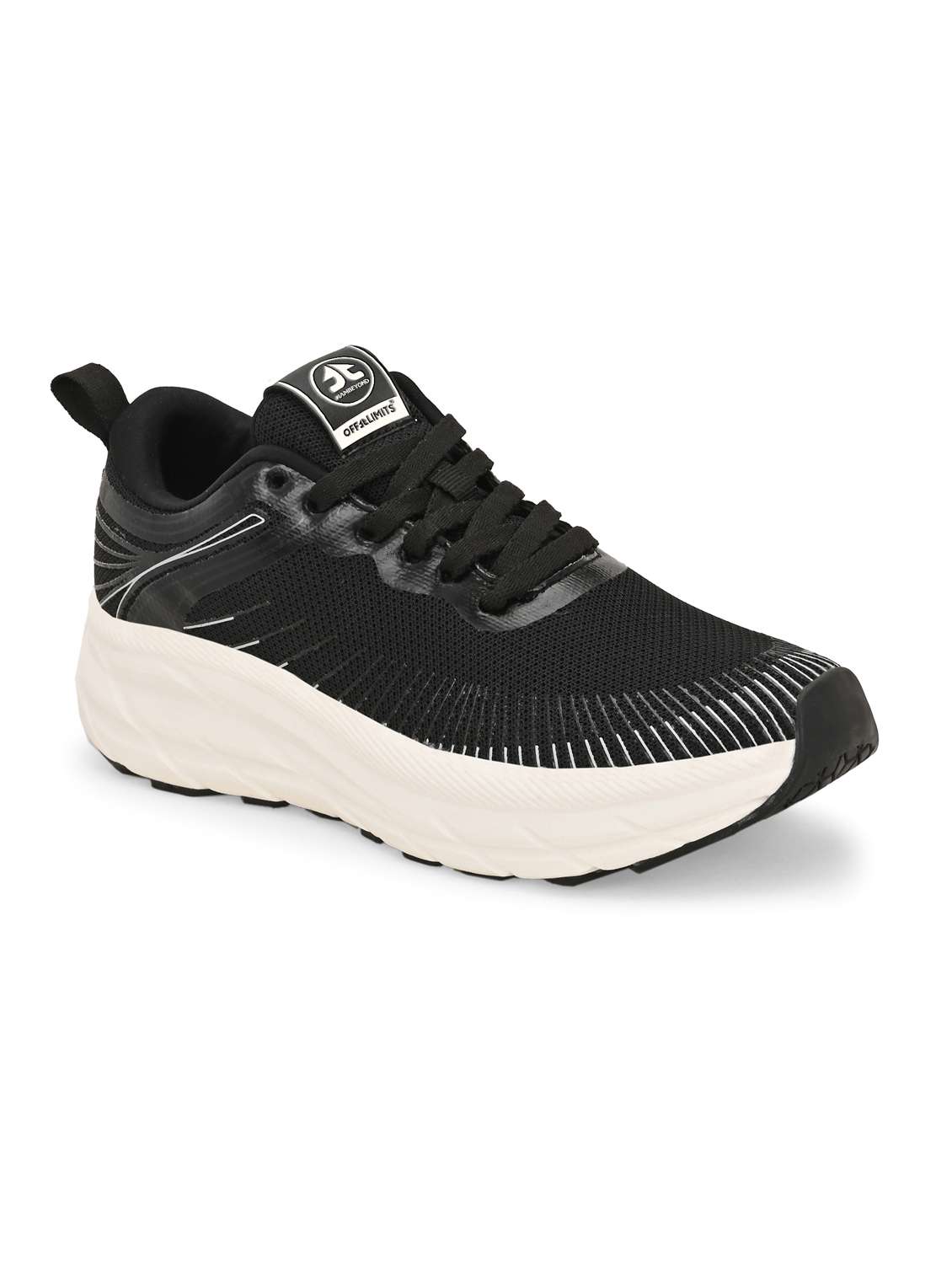 women black lace-up sports shoe - 22020376 -  Standard Image - 2
