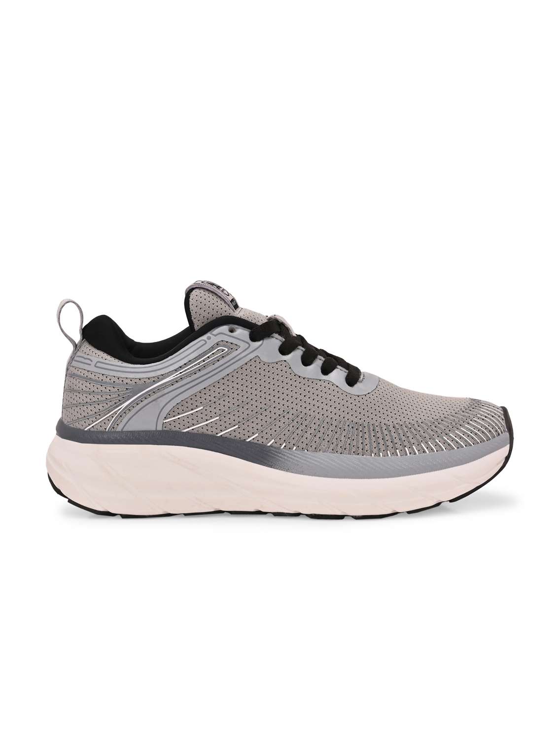 women grey lace-up sports shoe - 22020377 - Standard Image - 2