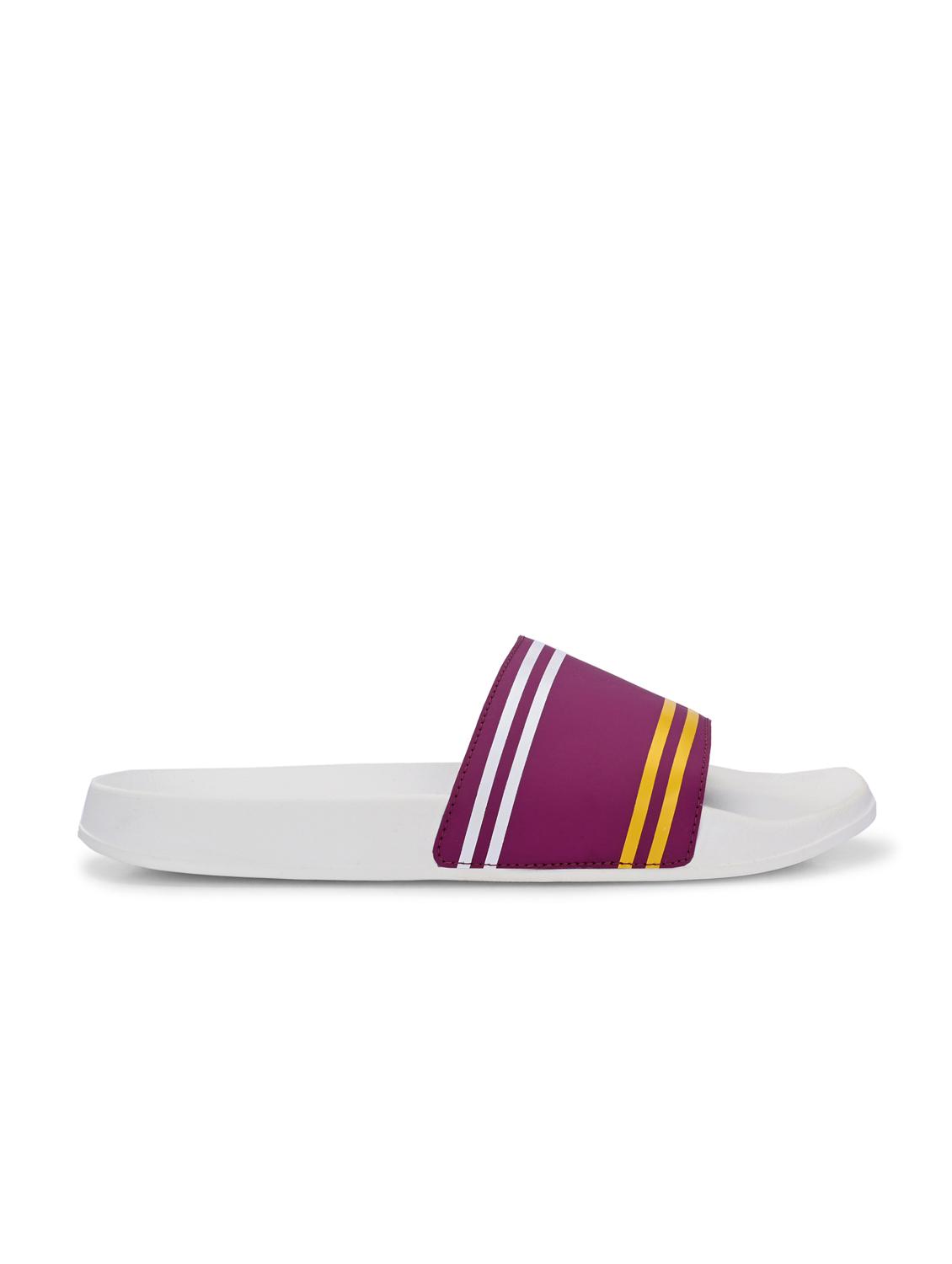 men striped open toe slider - 22020439 - Standard Image - 2