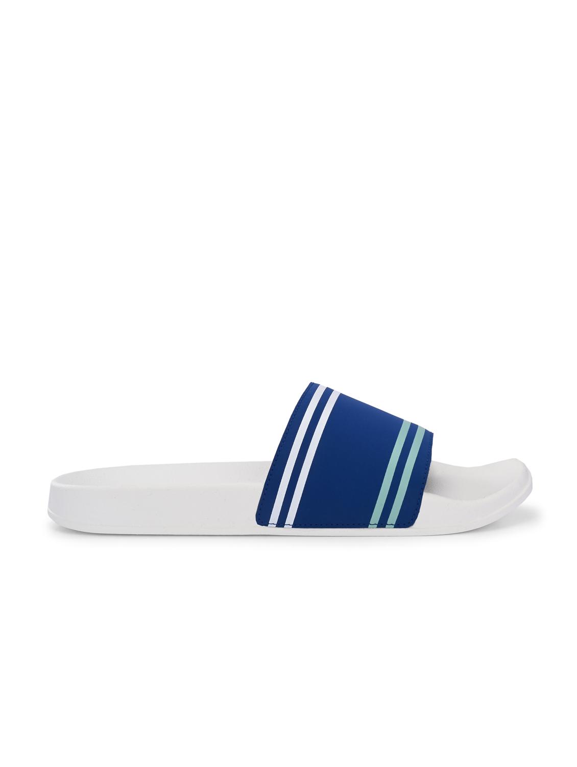 men striped open toe slider - 22020440 - Standard Image - 2