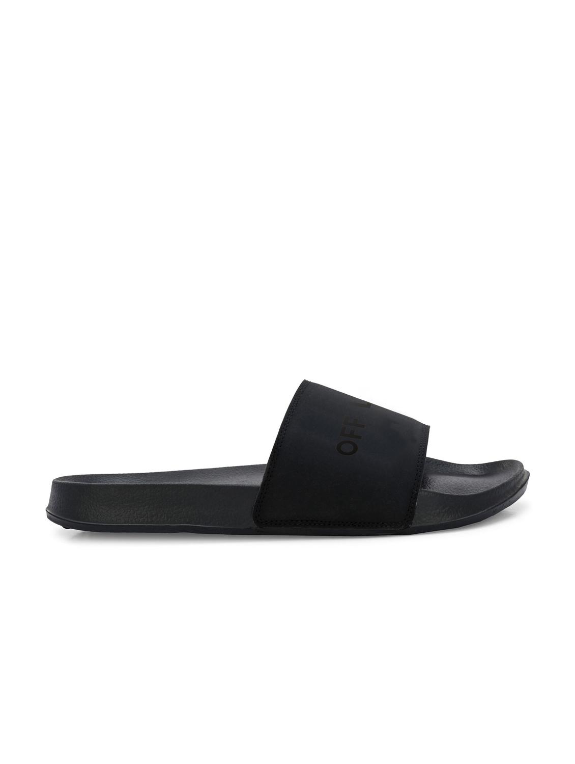men typographic open toe slider - 22020443 - Standard Image - 2