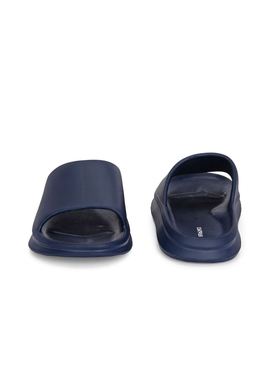men solid open toe slider - 22020455 -  Standard Image - 2