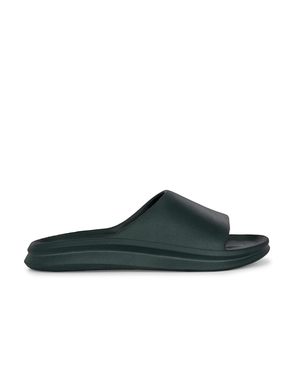 men solid open toe slider - 22020456 - Standard Image - 2