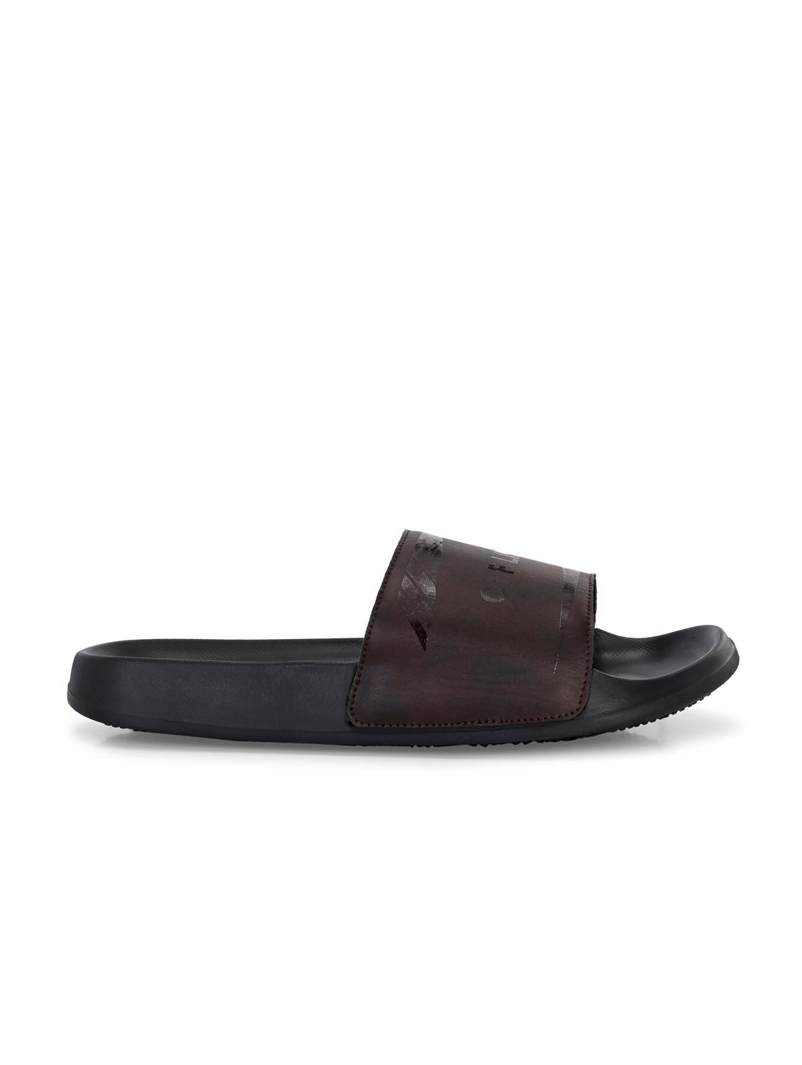 men solid slip on slider - 22020469 - Standard Image - 2