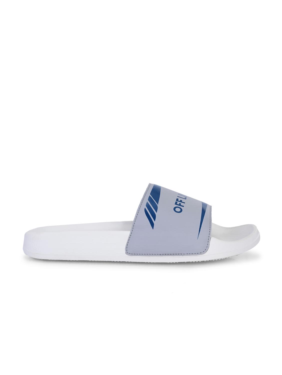men printed slip on slider - 22020471 - Standard Image - 2
