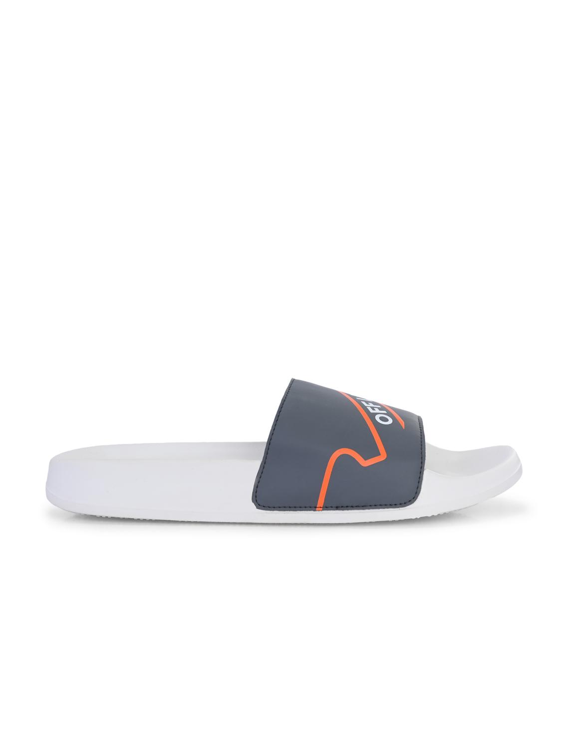 men printed slip on slider - 22020484 - Standard Image - 2