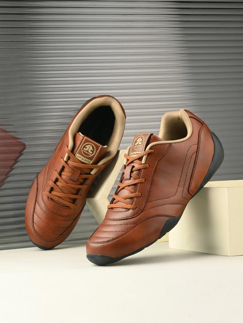 men tan lace up shoe - 22020502 -  Standard Image - 0