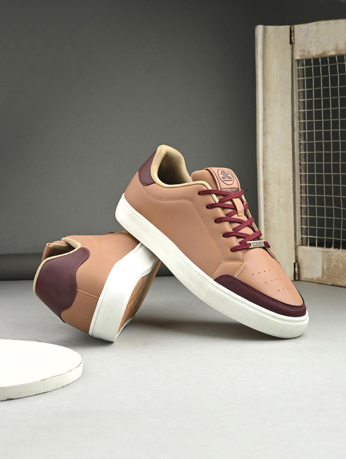 men brown lace up sneaker - 22020526 -  Zoom Image - 0
