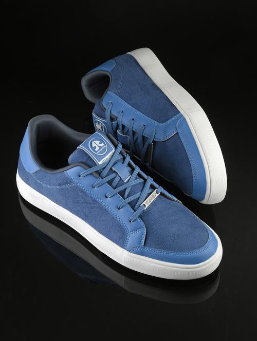 men blue lace up sneaker - 22020531 -  Standard Image - 0