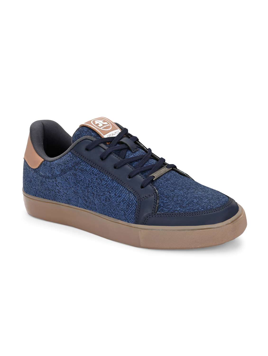 men blue lace up sneaker - 22020537 - Standard Image - 2