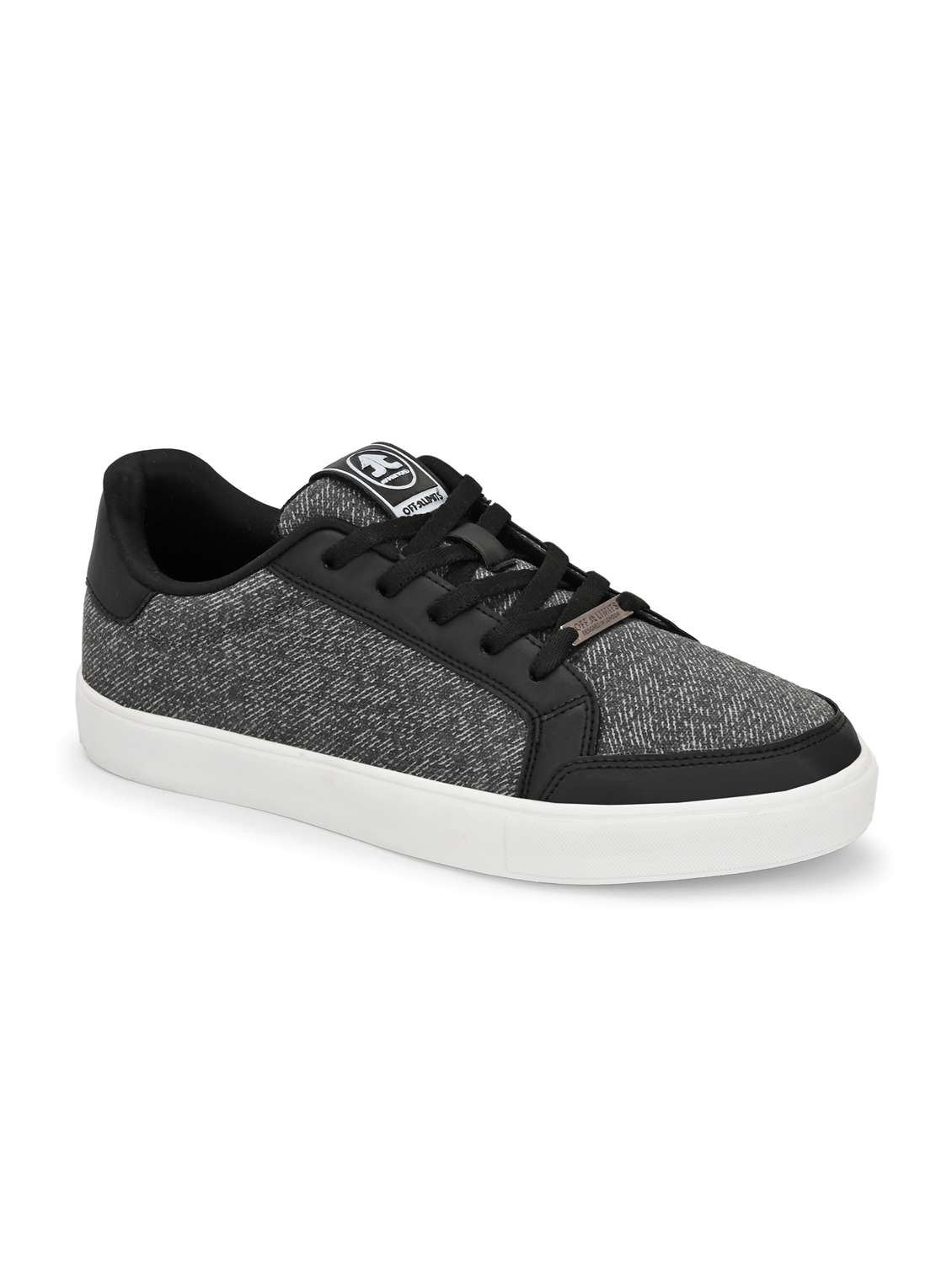 men grey lace up sneaker - 22020538 - Standard Image - 2
