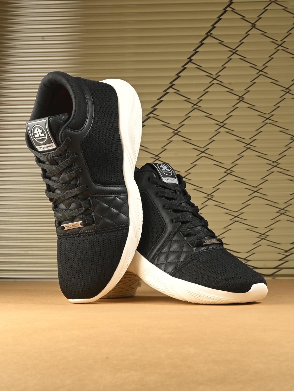 men solid black lace up shoe - 22020556 - Zoom Image - 0