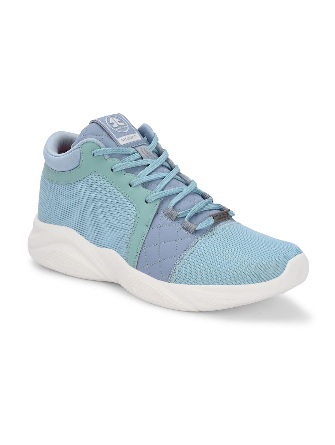 men solid blue lace up shoe - 22020558 - Standard Image - 2