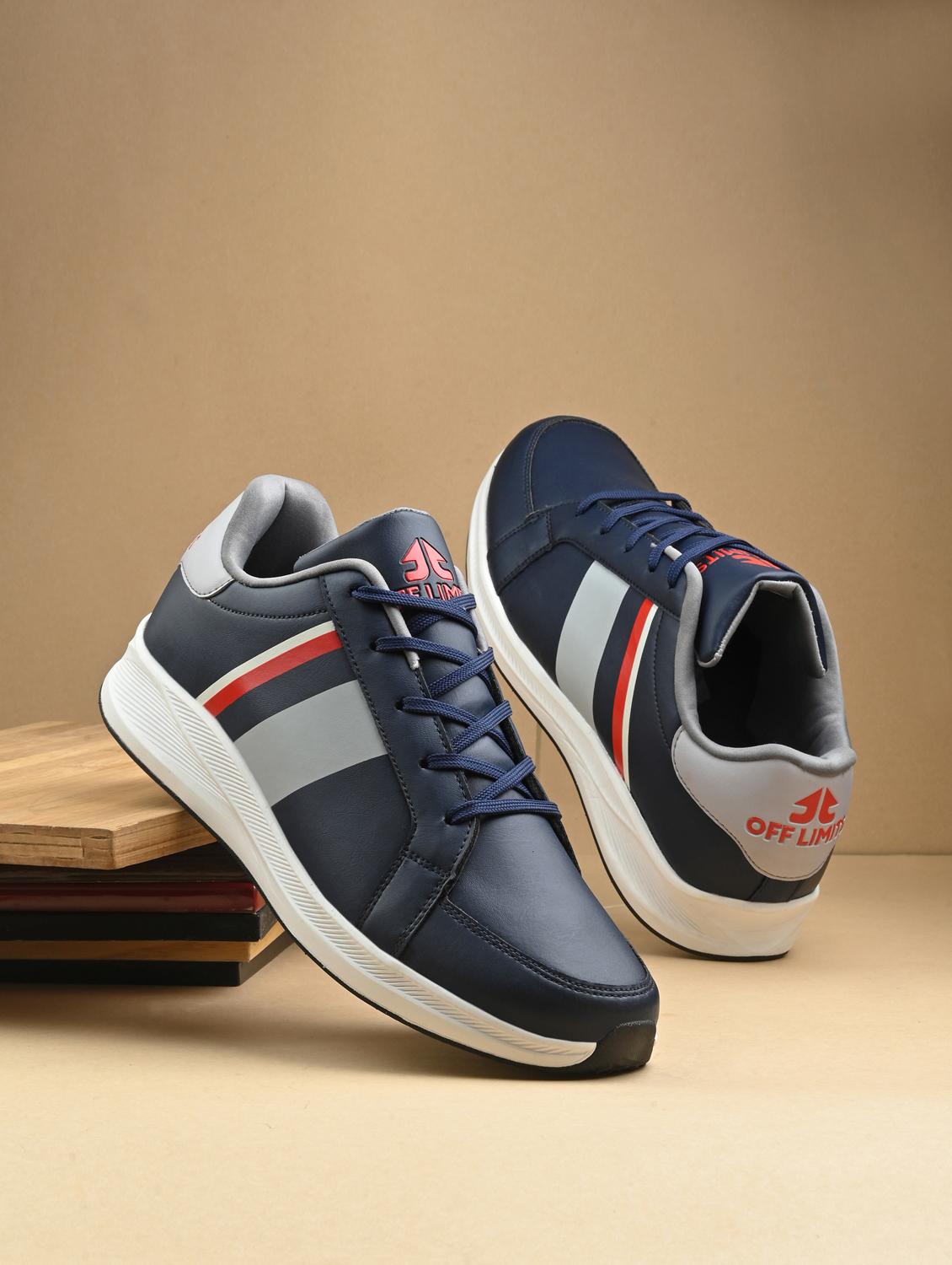 men solid navy blue lace up shoe - 22020578 - Zoom Image - 0