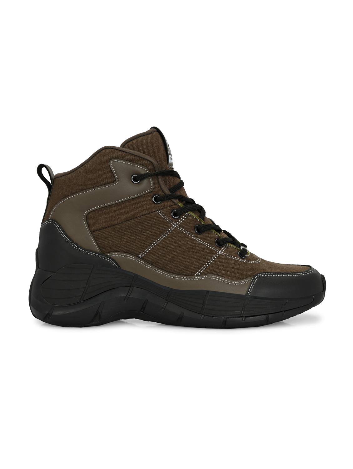 men solid olive sport shoe - 22020604 - Standard Image - 2