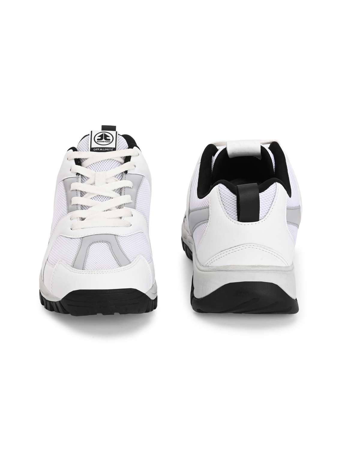 men white lace up sport shoe - 22020616 -  Standard Image - 2