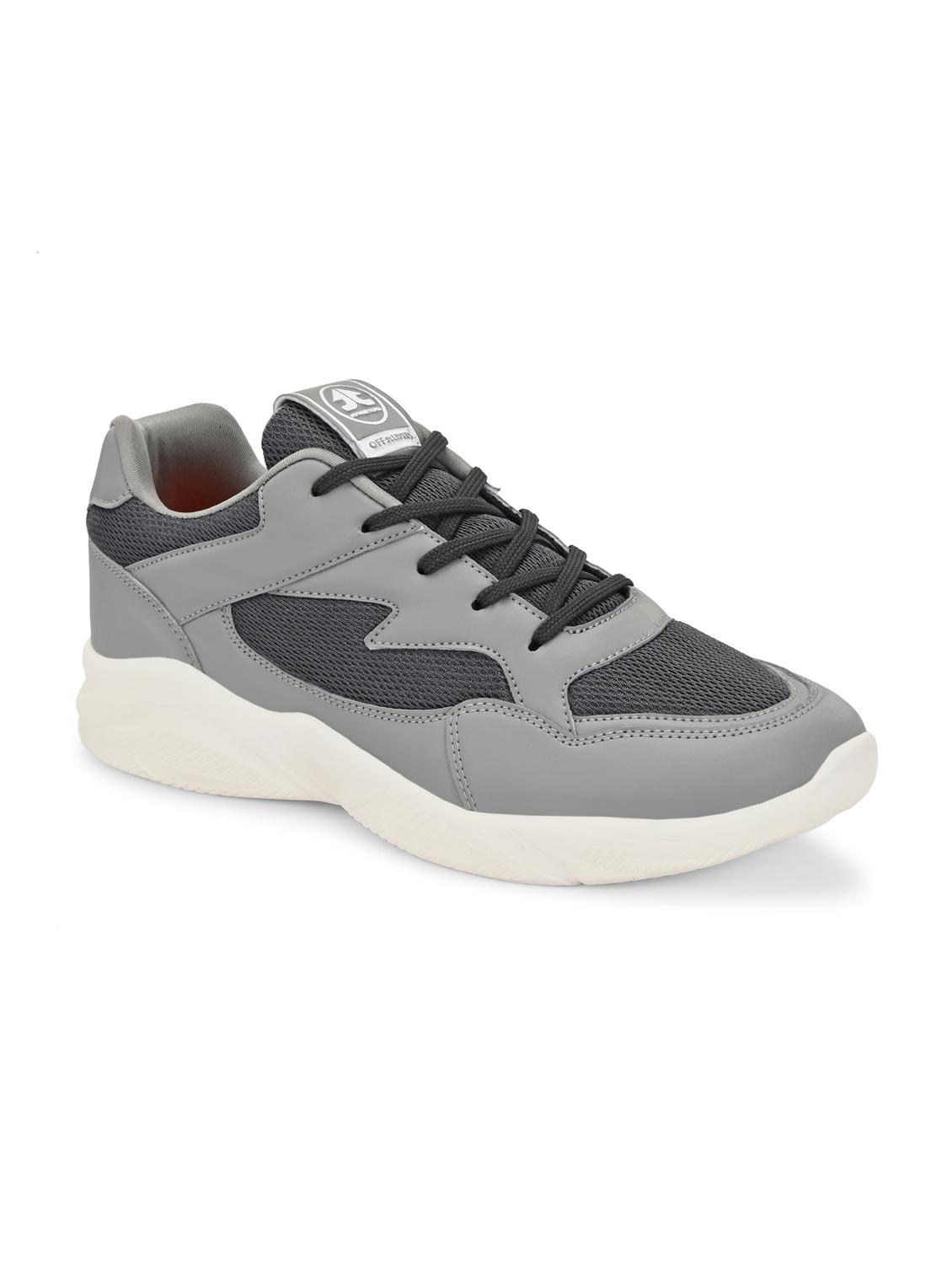 men solid grey sport shoe - 22020624 - Standard Image - 2