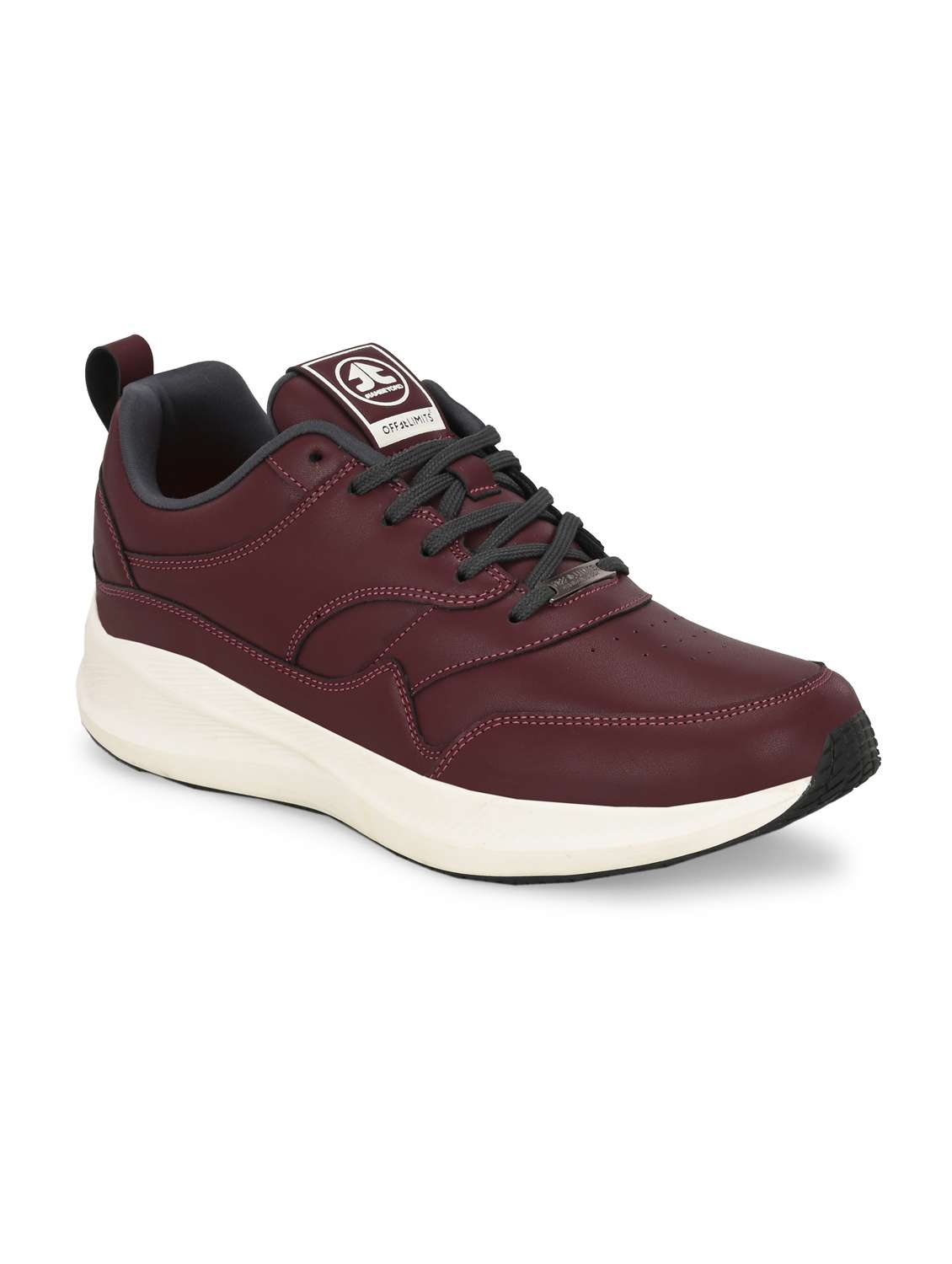 men solid maroon sport shoe - 22020633 -  Standard Image - 2