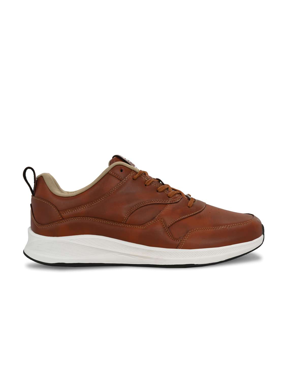 men tan solid sport shoe - 22020636 -  Standard Image - 2