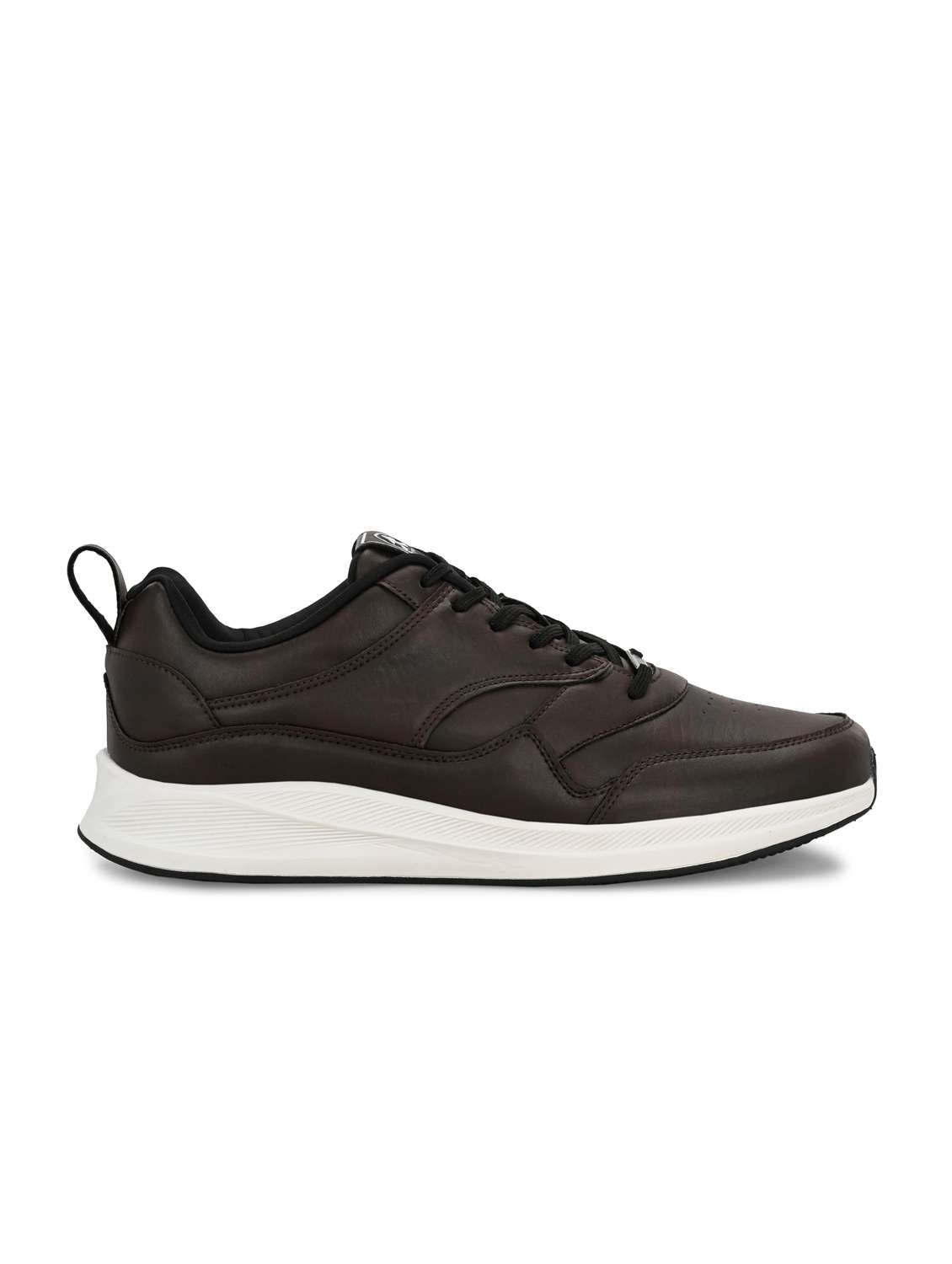 men brown solid sport shoe - 22020638 -  Standard Image - 2