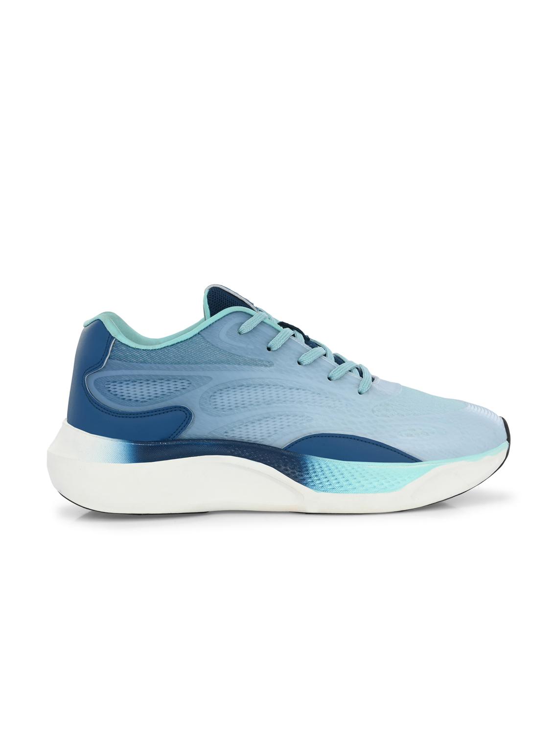 men solid lace up blue sport shoe - 22020659 - Standard Image - 2