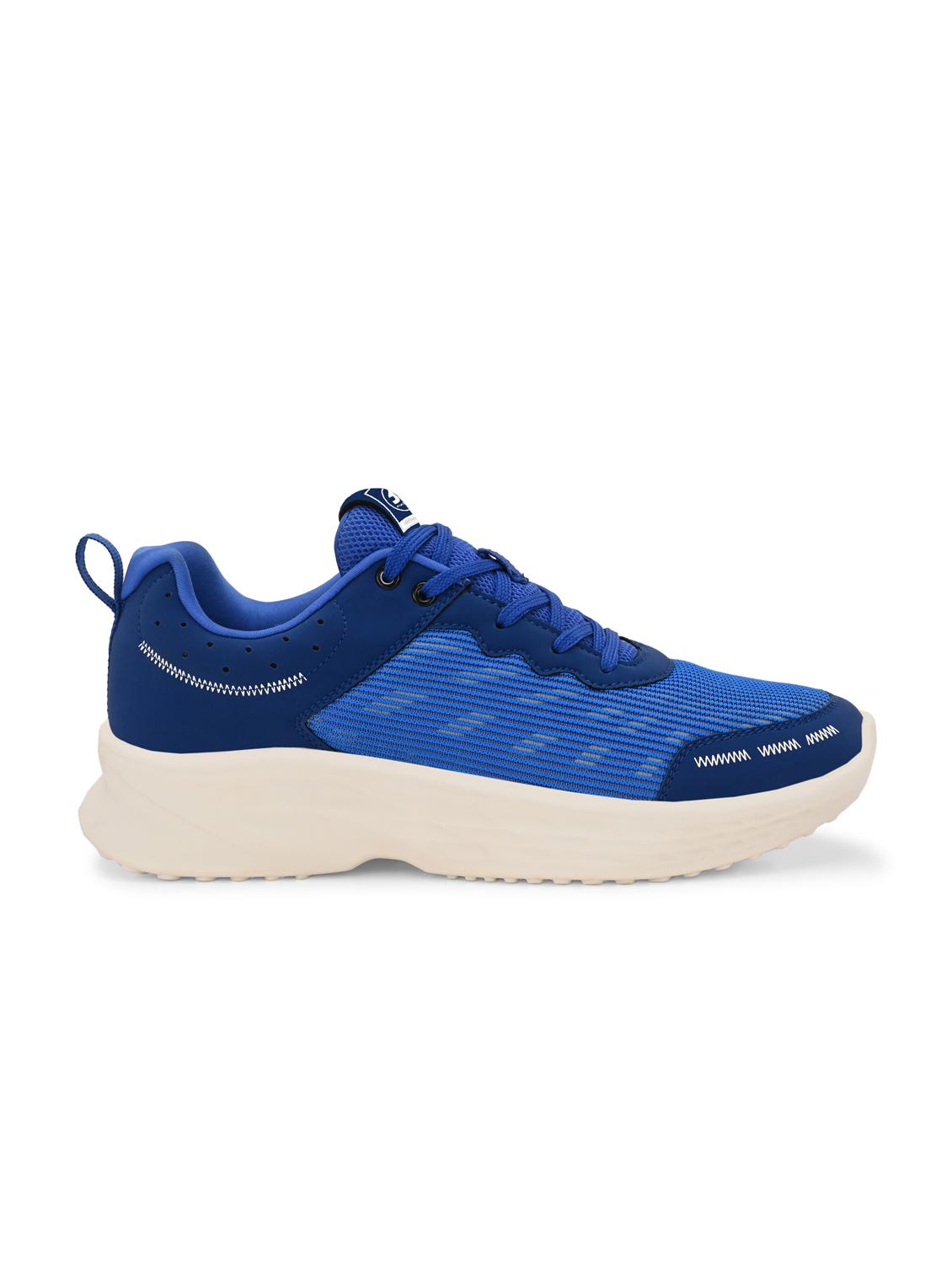 men solid lace up blue sport shoe - 22020679 - Standard Image - 2