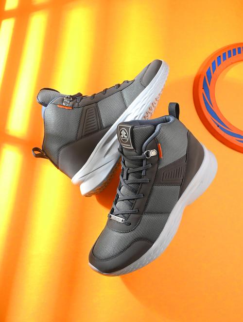 men grey lace up sneaker - 22020701 -  Standard Image - 0