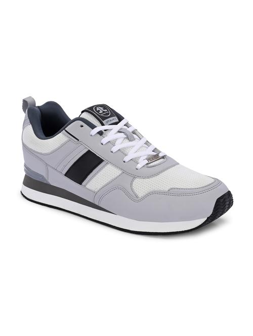 men grey lace up sport shoe - 22020711 -  Standard Image - 0