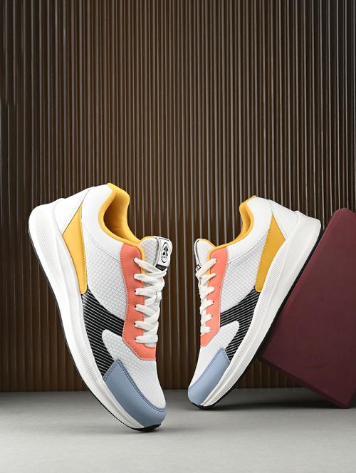 men color block lace up sneaker - 22020719 -  Standard Image - 0