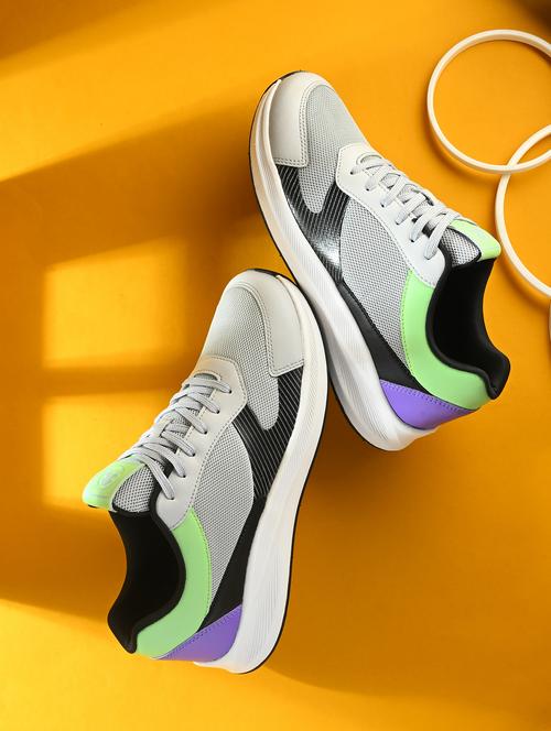 men color block lace up sneaker - 22020721 -  Standard Image - 0
