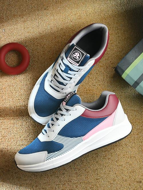 men color block lace up sneaker - 22020724 - Standard Image - 0
