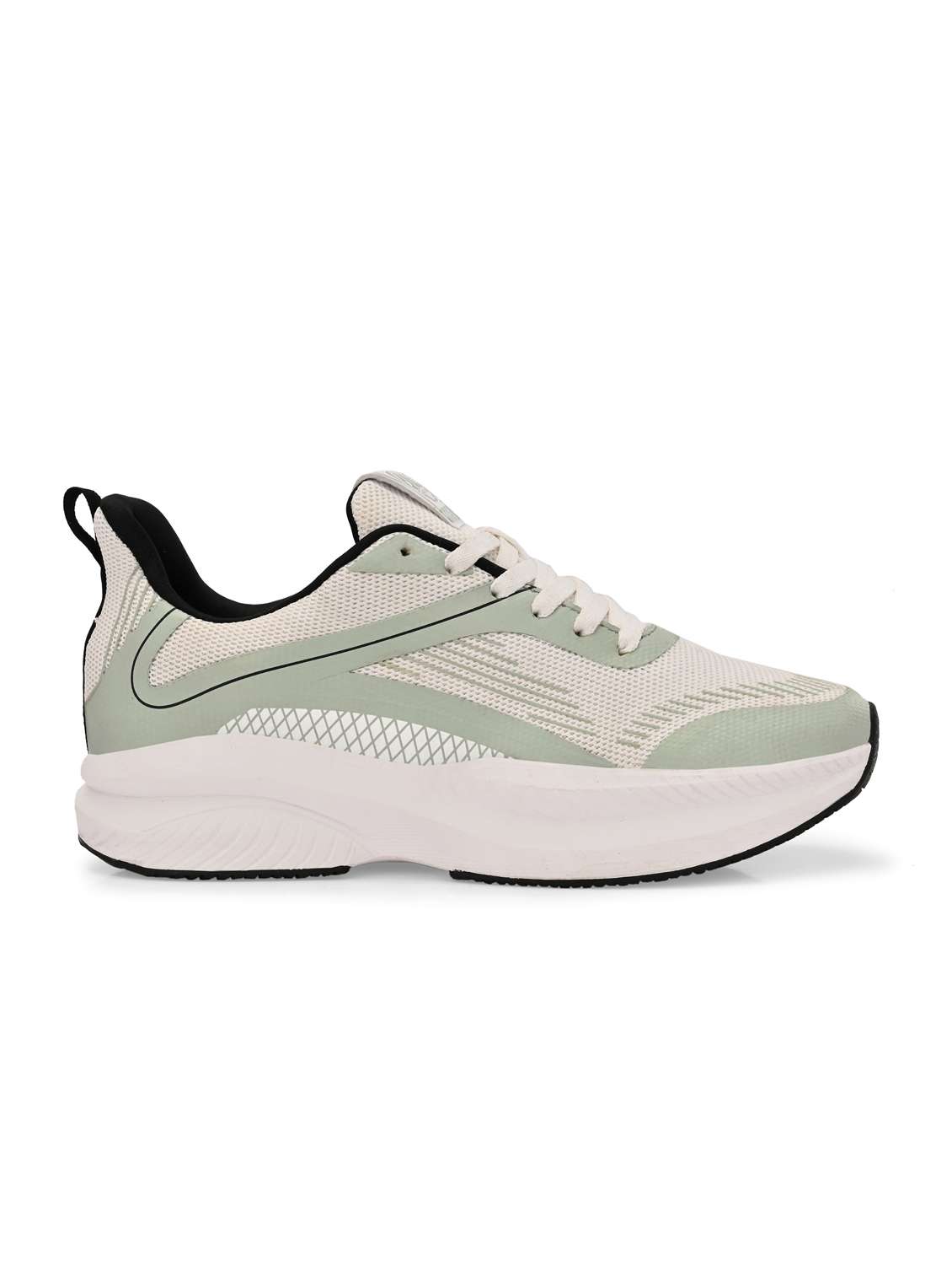 men off white lace up sport shoe - 22020731 -  Standard Image - 2