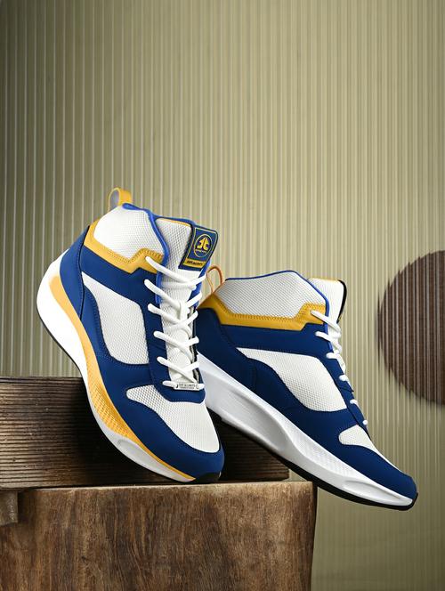 men color block lace up sport shoe - 22020733 - Standard Image - 0