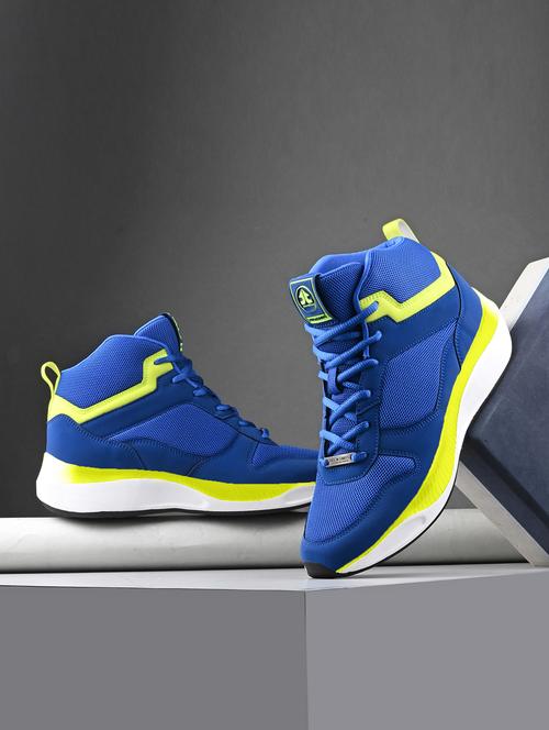 men blue lace up sport shoe - 22020734 -  Standard Image - 0