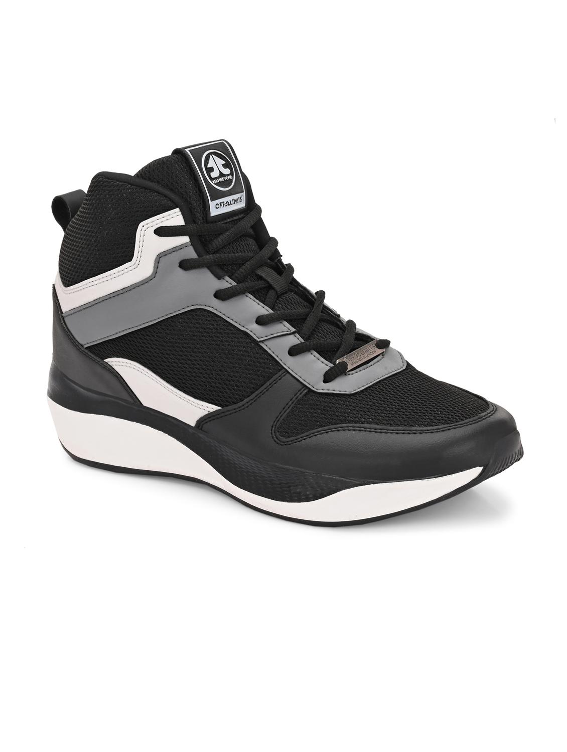 men black lace up sport shoe - 22020735 - Standard Image - 2