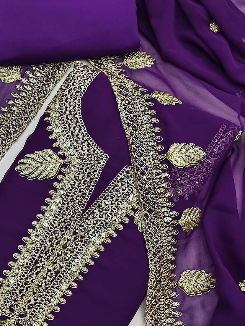 women solid with work unstitched suit set - 22021630 -  Standard Image - 2