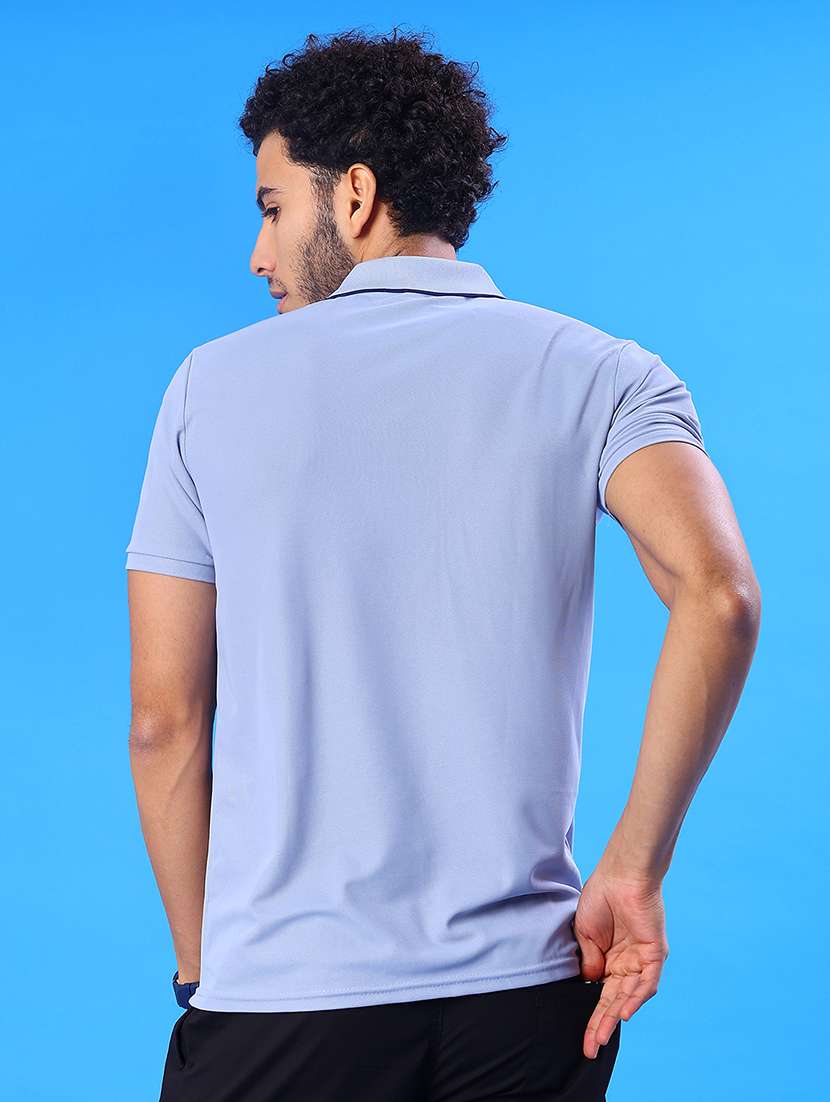 men striped short sleeve regular fit polo t-shirt - 22022274 -  Standard Image - 2
